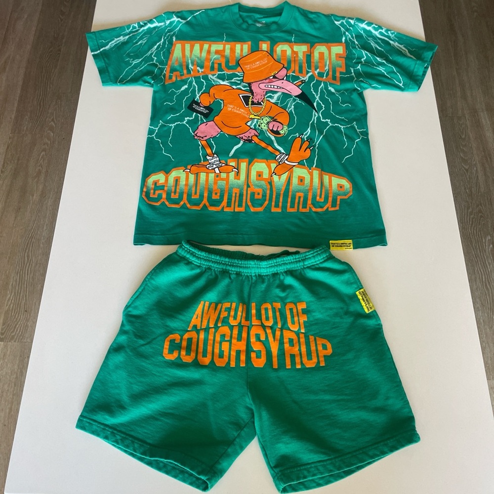 Awful lot of Cough Syrup Shirt & Short set